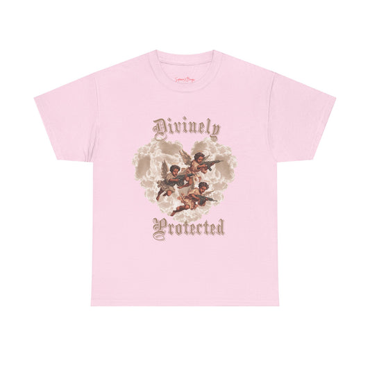 Divinely Protected T-Shirt, Spiritual Tee, Unisex Cotton Shirt|Manifestees Collection By SupremeXBeings