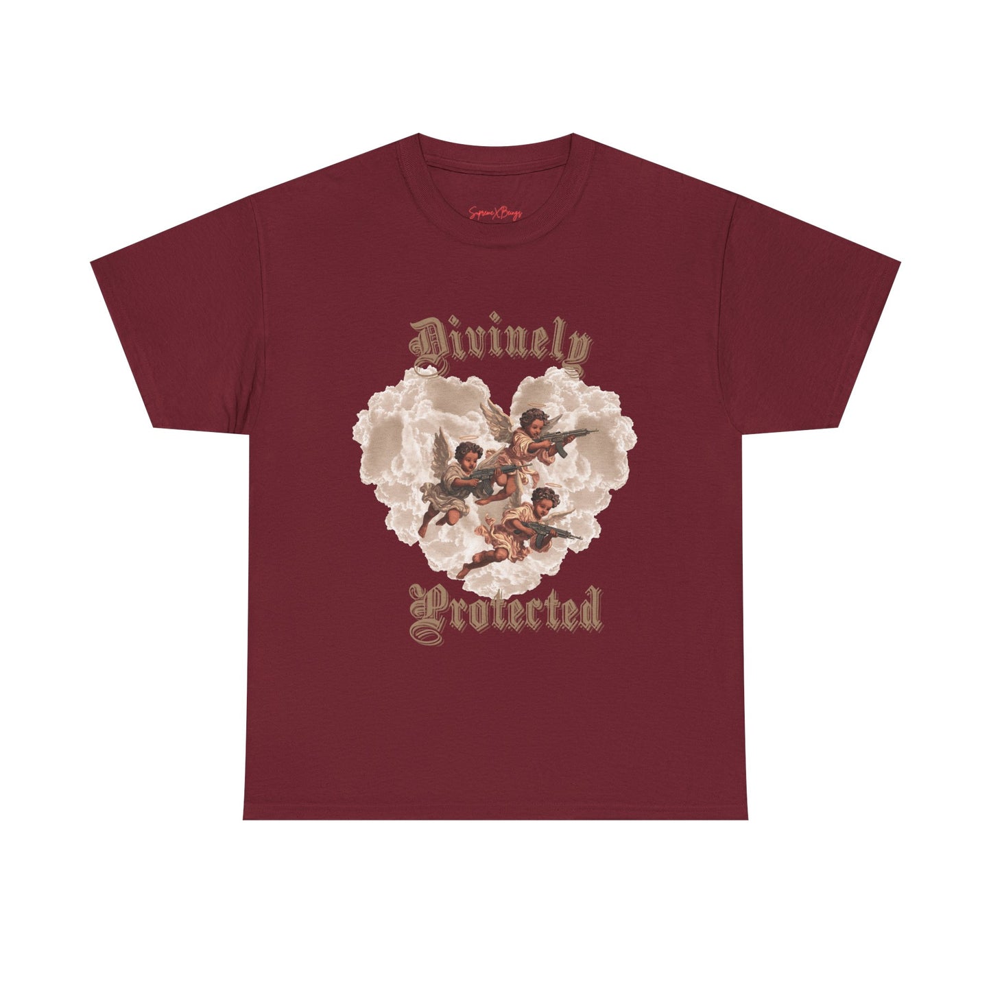 Divinely Protected T-Shirt, Spiritual Tee, Unisex Cotton Shirt|Manifestees Collection By SupremeXBeings