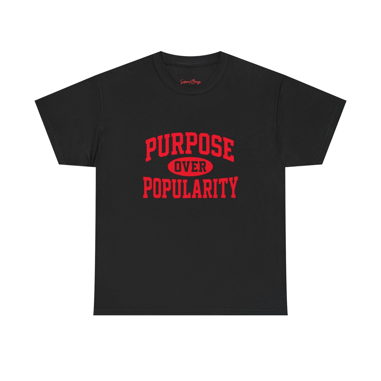 Purpose Over Popularity Unisex Tee, Casual T-Shirt|Manifestees Collection By SupremeXBeings