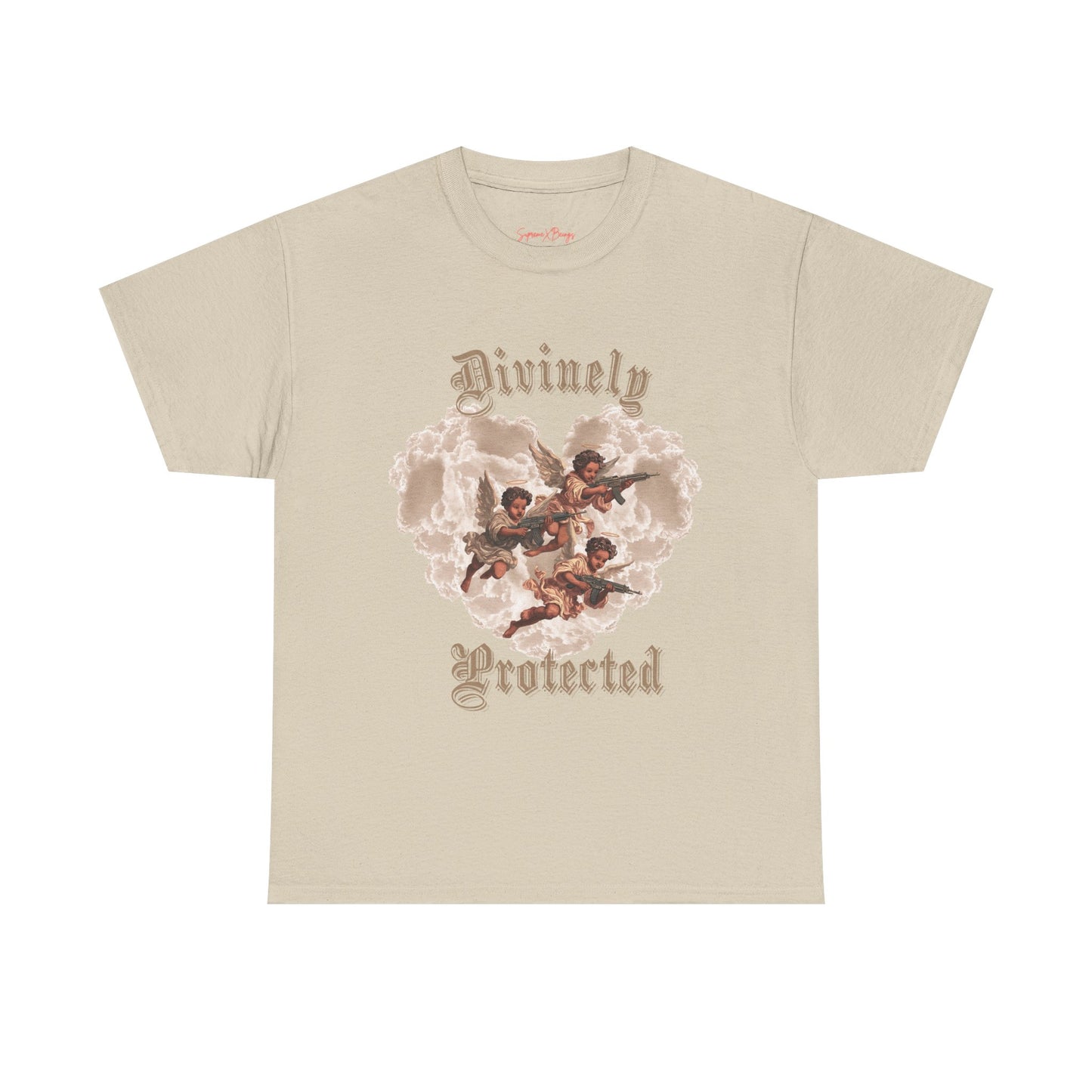 Divinely Protected T-Shirt, Spiritual Tee, Unisex Cotton Shirt|Manifestees Collection By SupremeXBeings