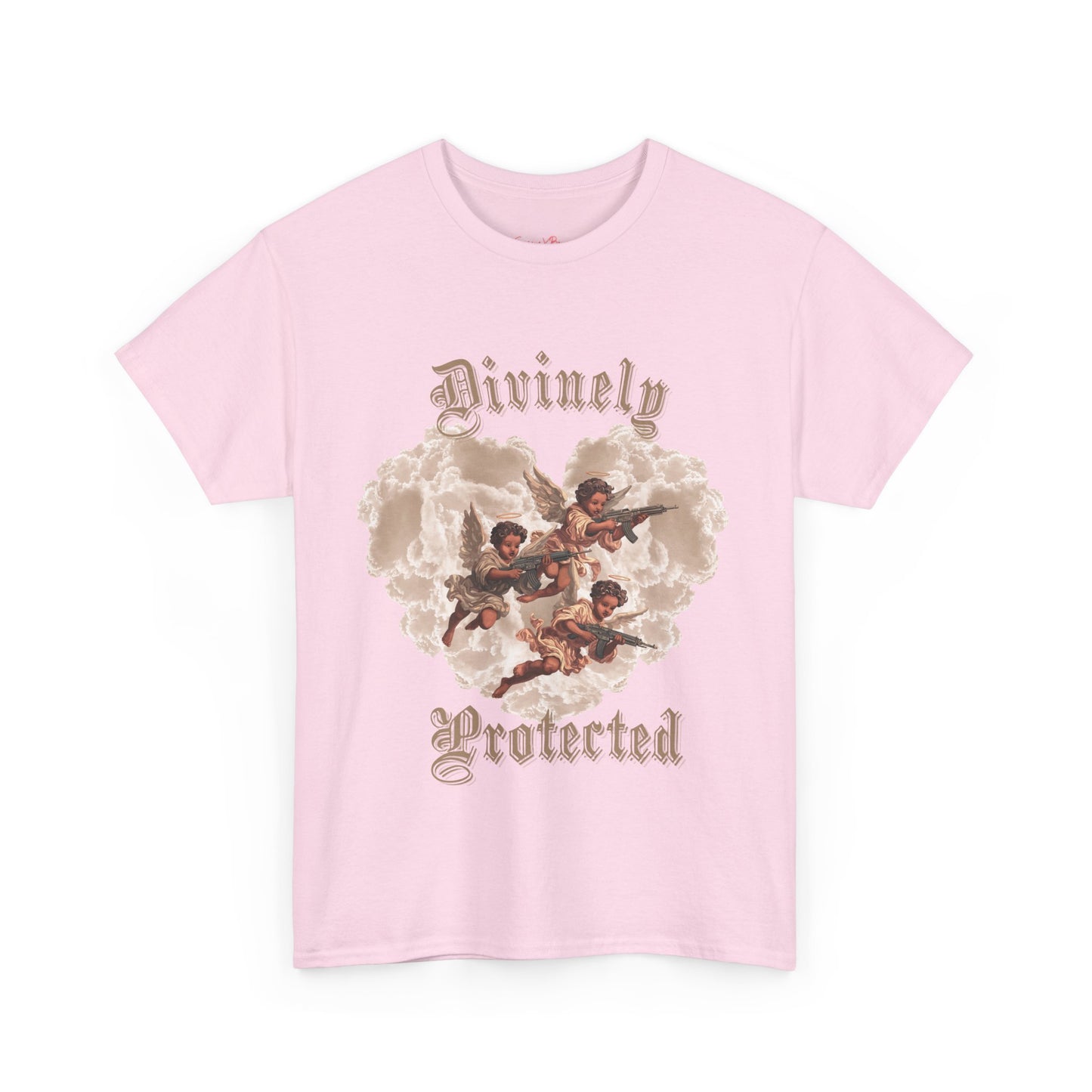 Divinely Protected T-Shirt, Spiritual Tee, Unisex Cotton Shirt|Manifestees Collection By SupremeXBeings