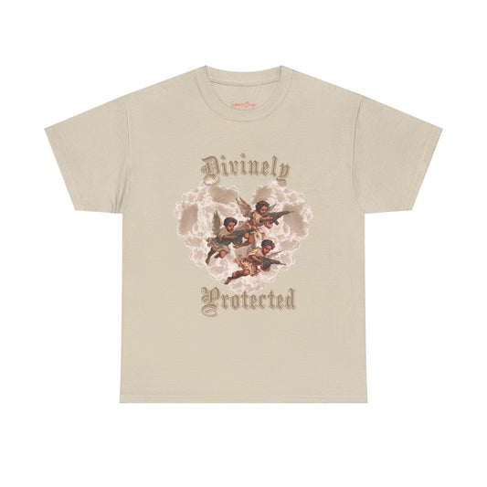 Divinely Protected T-Shirt, Spiritual Tee, Unisex Cotton Shirt|Manifestees Collection By SupremeXBeings